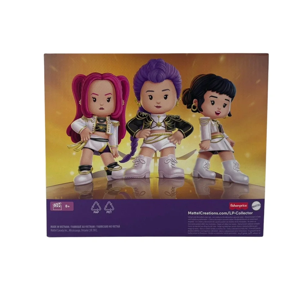 Fisher-Price Little People Collector Kids OS Purple New K-Pop Demon Hunters Set